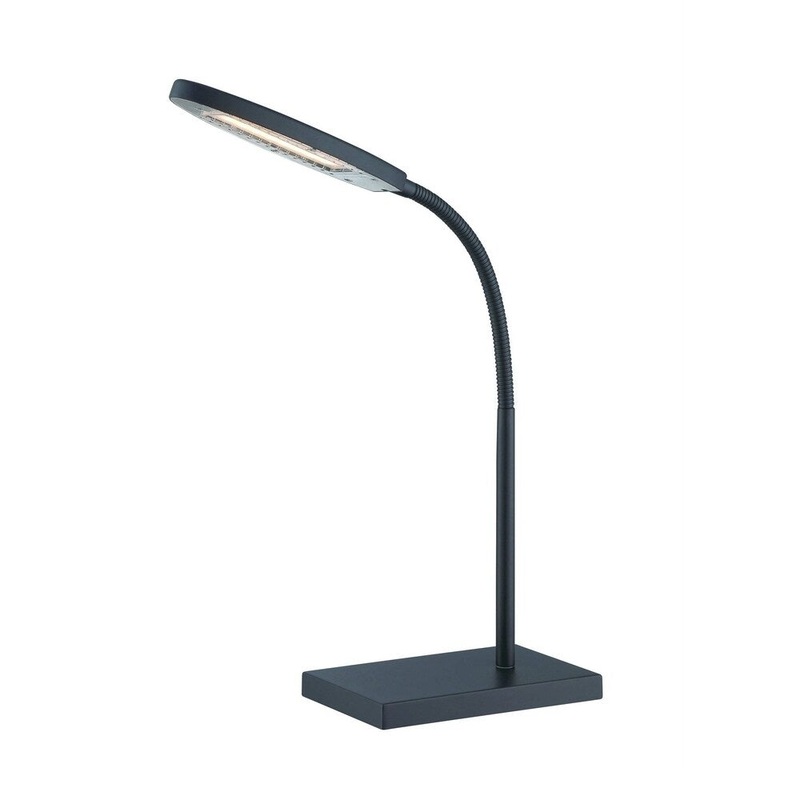 Lite Source Kairi LED Desk Lamp, Black