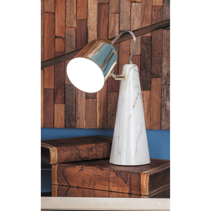 Modern Iron and Ceramic Task Lamp by Studio 350