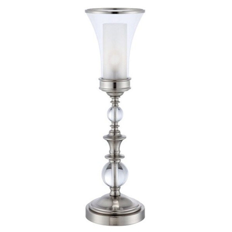 Quoizel Canning Brushed Nickel Finish Portable Desk Lamp