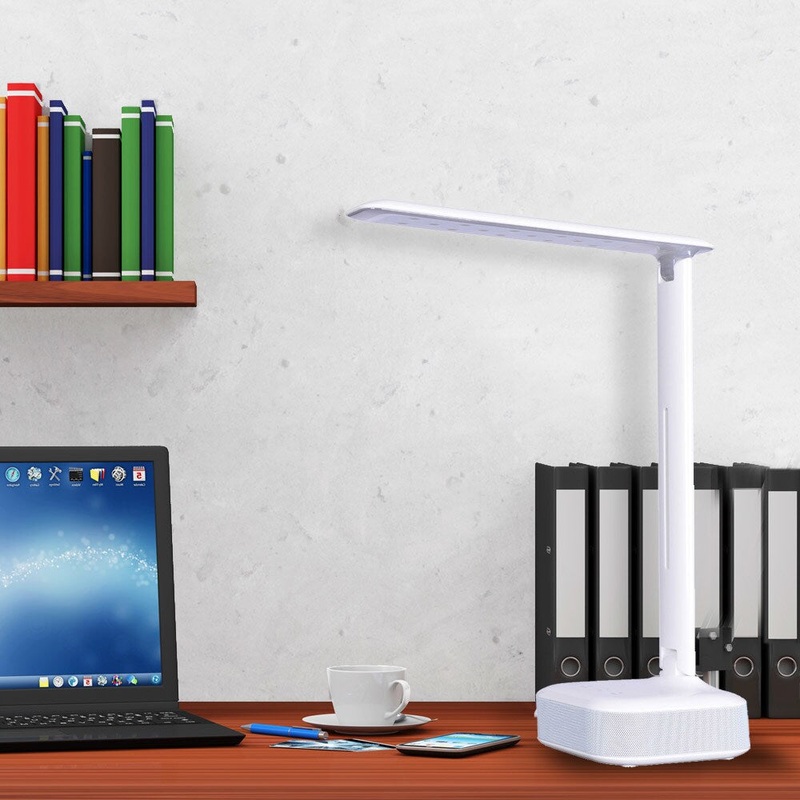 Catalina Lighting Forte 20099-000 Blue Tooth Speaker LED Desk Lamp