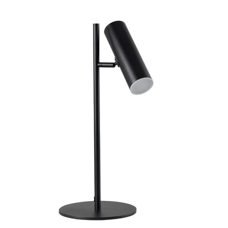 Dainolite Constance Table Lamp - 6W - Matte Black Finish - Frosted Acrylic Diffuser