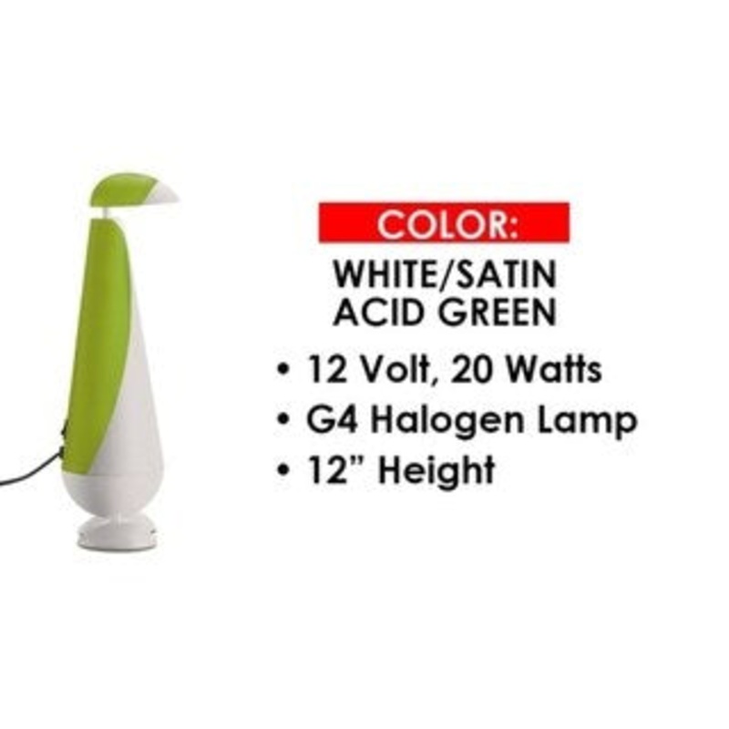Desk Lamp by Italuce | Decorative Table Light Modern Retro Lighting Satin Acid Green