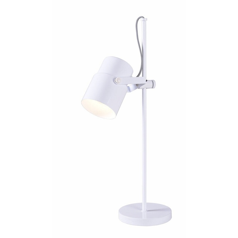 Devin White 26 Inch Desk Lamp