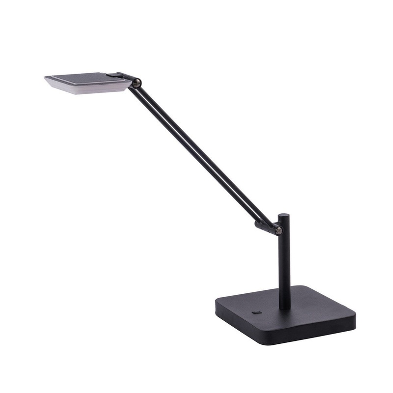 Ibiza LED Black Desk Lamp with USB Port