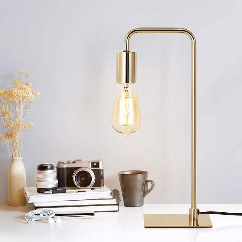 Industrial Desk Lamp for Bedroom, Office