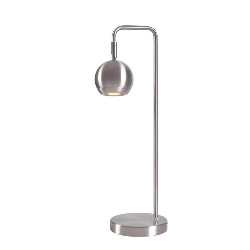 Neptune Brushed Steel 21 Inch LED Desk Lamp