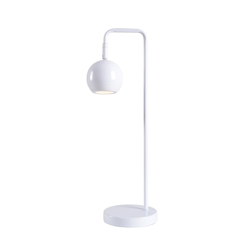 Neptune White 21 Inch LED Desk Lamp
