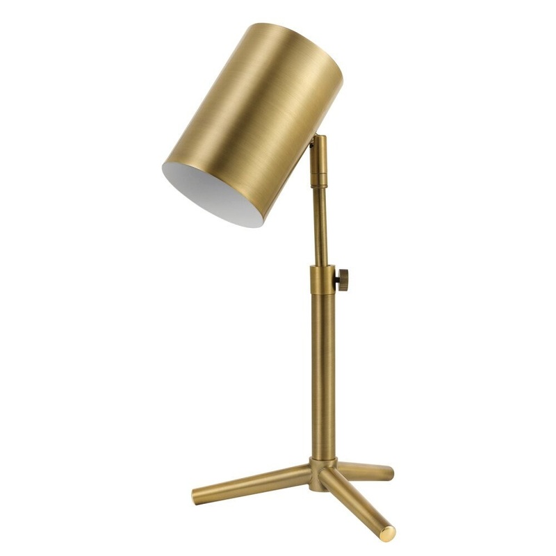 Pratt Desk Lamp for your home, office or workspace,18 in 1, Brass 1-Light