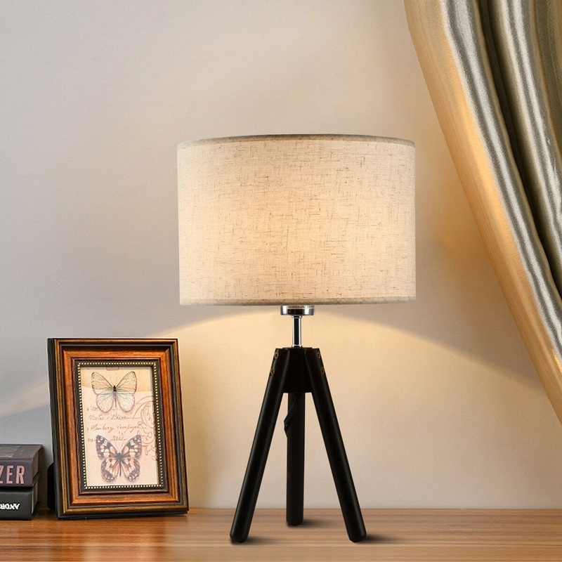 Cedar Hill 19" Dark Bronze Tripod Table Lamp - 19
