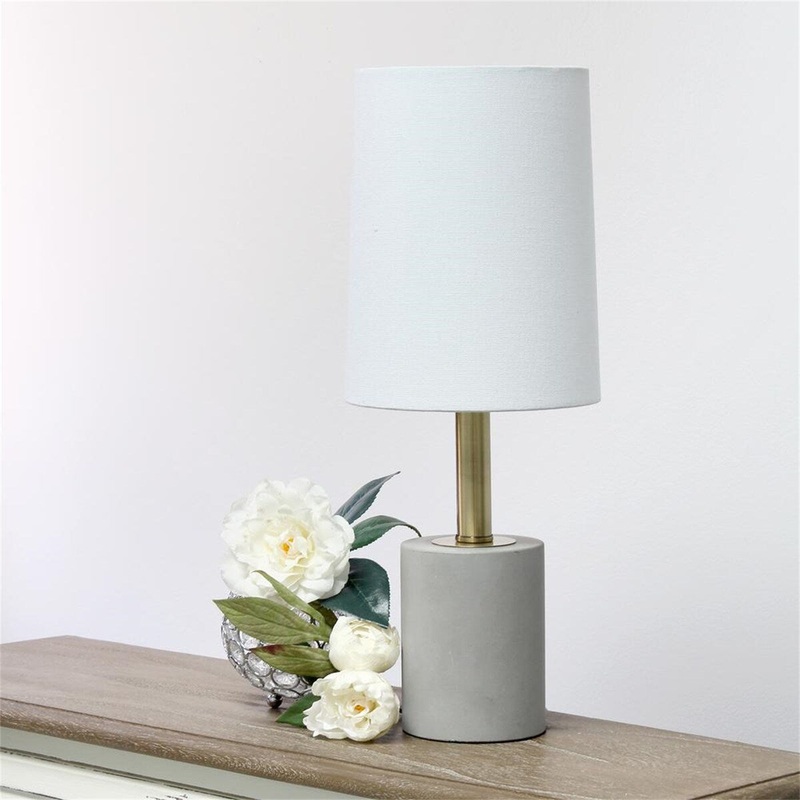 Cement Base Table Lamp