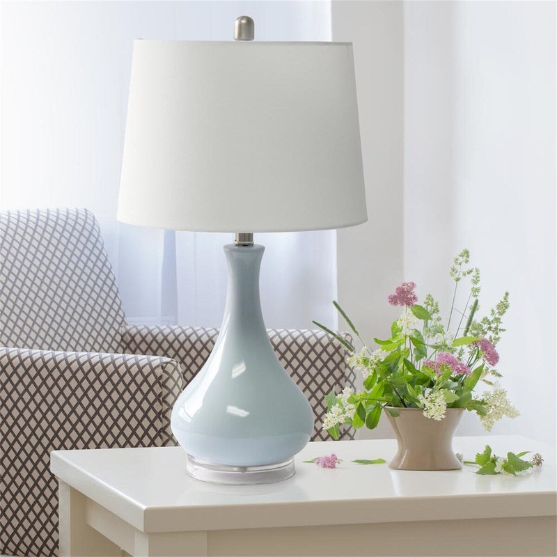 Ceramic Tear Drop Shaped Table Lamp