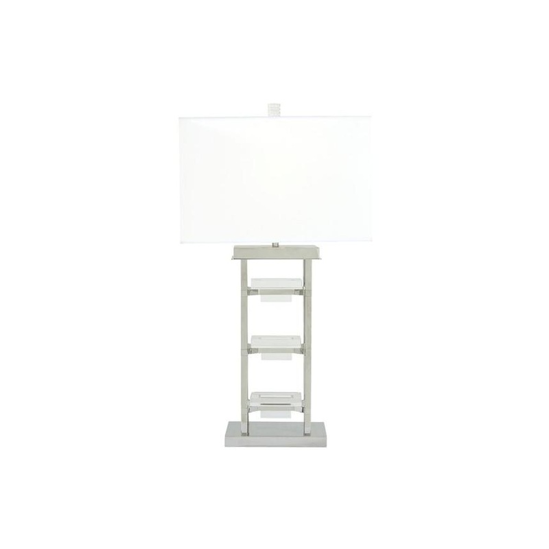 Finesse Decor Crystal Tiers Table Lamp // 1 light