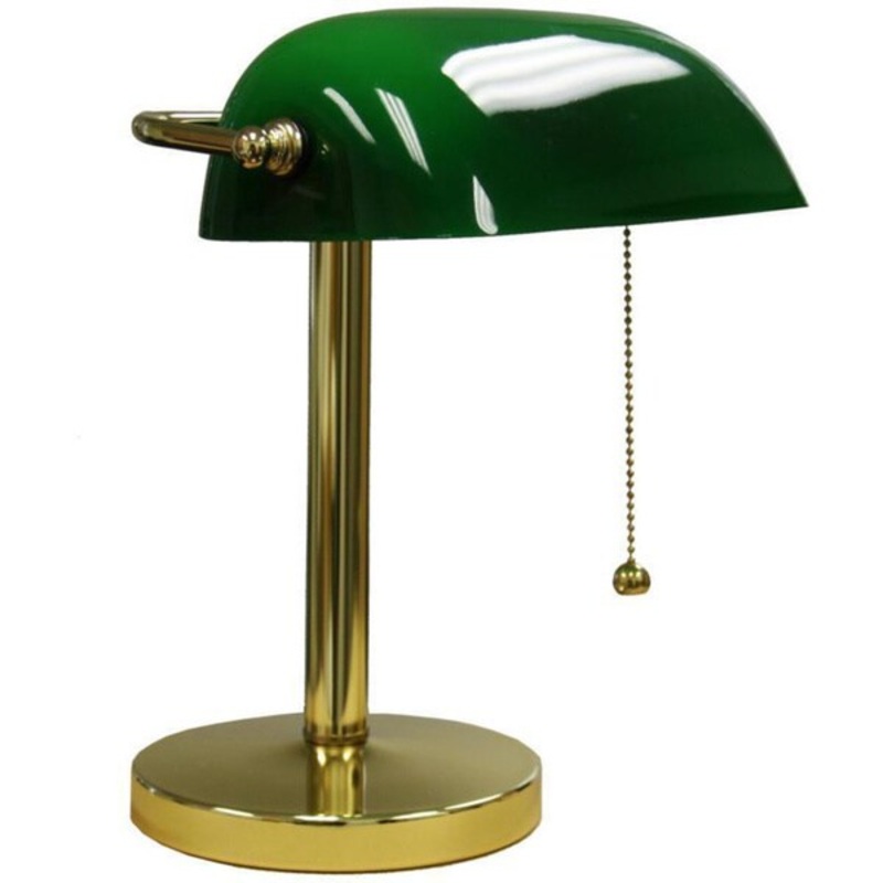 Green Bankers Lamp