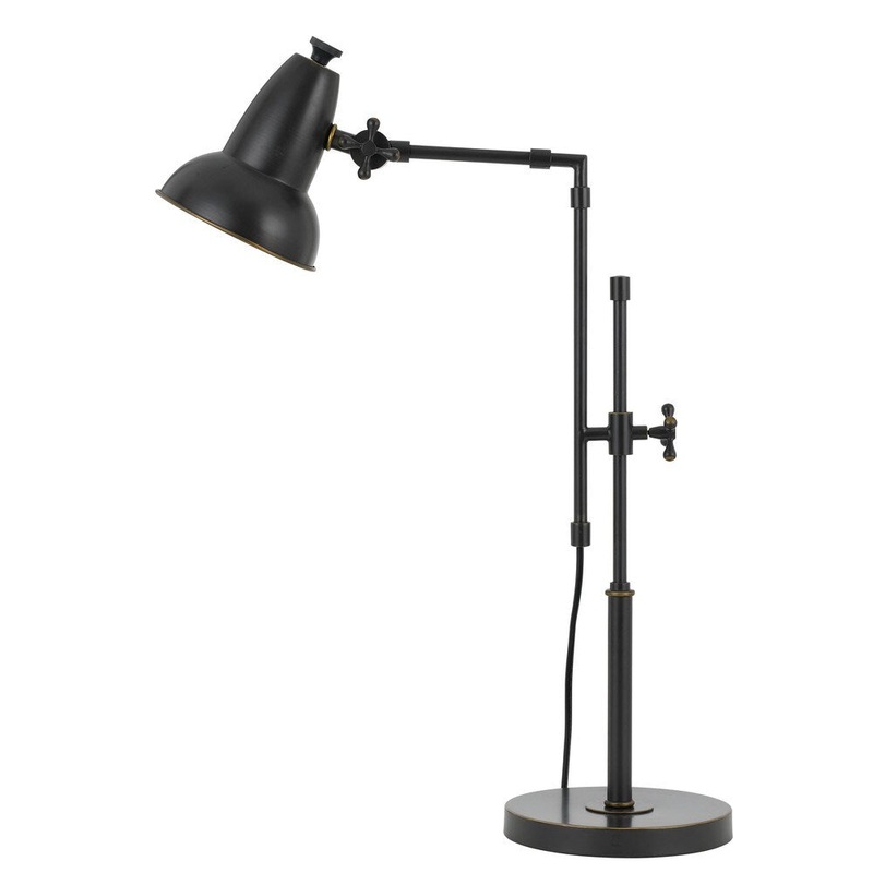 Hudson Oil-rubbed Bronze Metal 60-watt Adjustable Desk Lamp