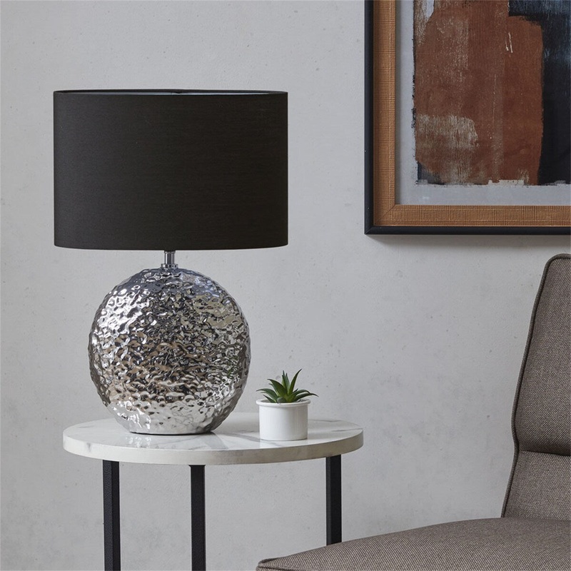 Oval Ceramic Table Lamp