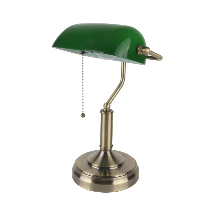 Saint Birch 14.75-inch Bankers Lamp