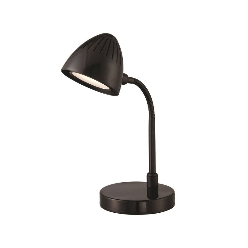 Lite Source Donati 15 inch LED Desk Lamp, Black