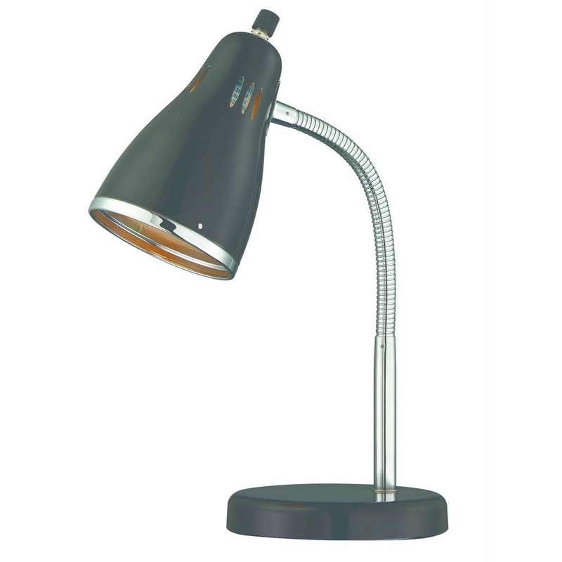 Lite Source Kris Desk Lamp, Black
