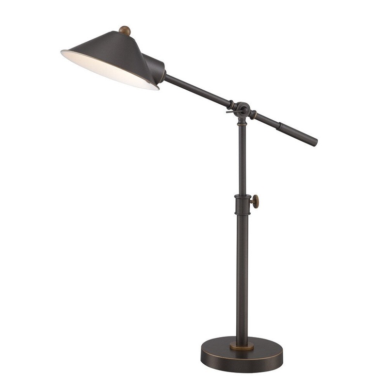 Lite Source Najinca Black Metal Desk Lamp