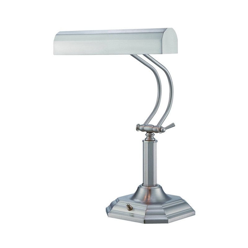 Lite Source Piano Mate Piano Desk Lamp, Steel