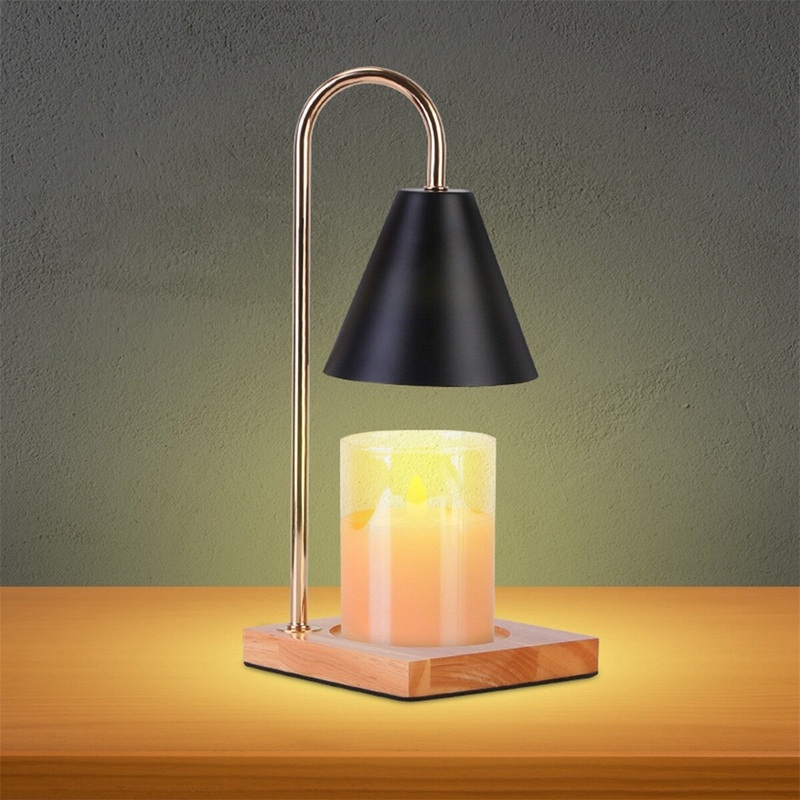 Dimmable Fragrance Candle Metal Iron Melter Light with 2 GU10 Bulbs