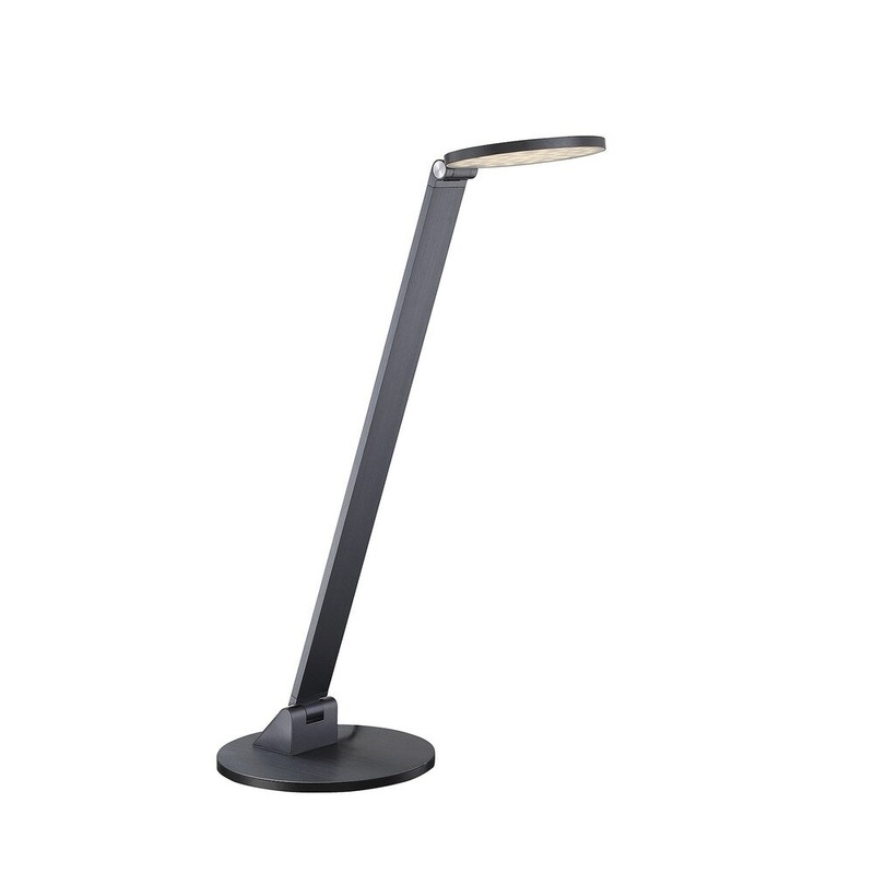 Fusion LED Task Lamp with Dimmer Blue Gray