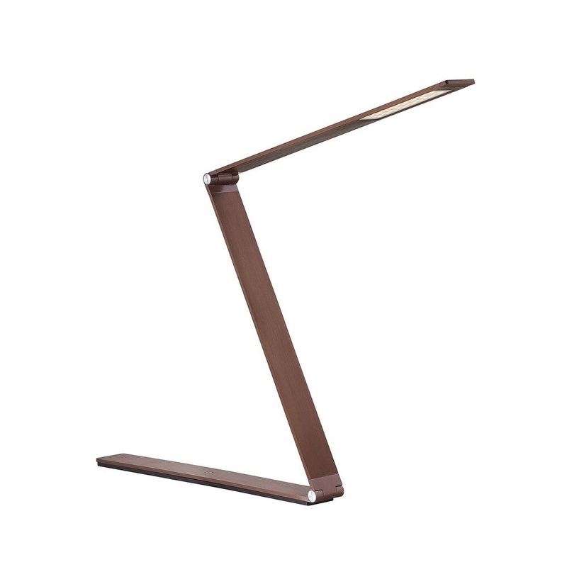 Fusion Z LED Task Lamp with Dimmer Rose Gold Bronze