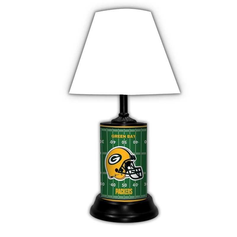 Green Bay Packers Field Lamp-Wt - Green Bay Packers