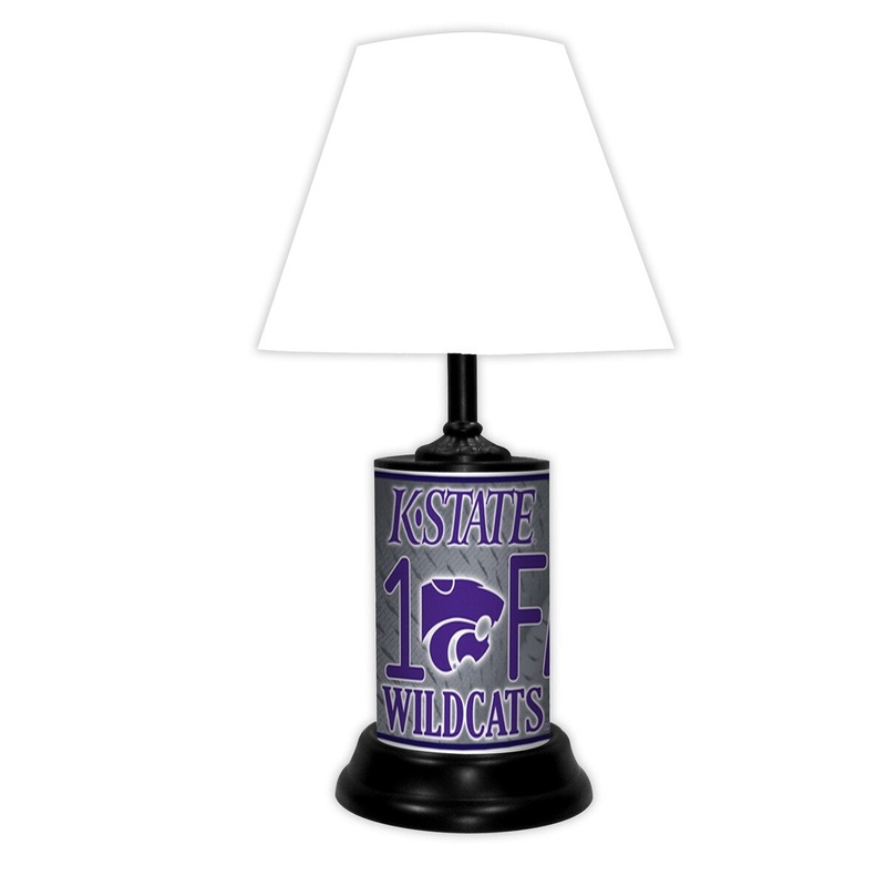 Kansas St Wildcats Lamp-Wt - KANSAS St