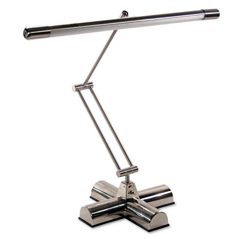 Ledu Full Spectrum Adjustable Desk Lamp 21 inches High Brushed Steel