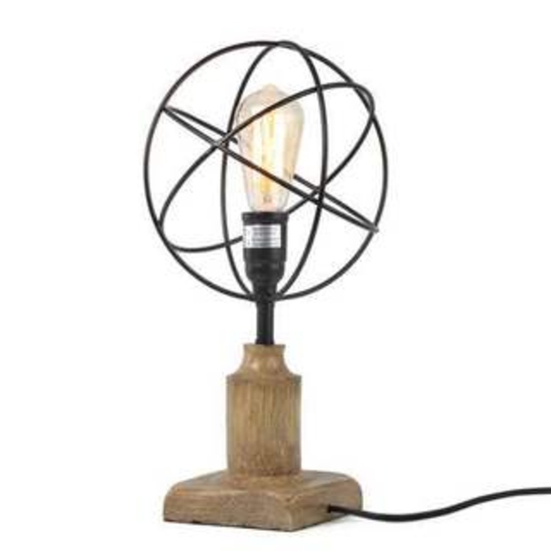 LNC Cage Desk Lamp Sphere Table Lamp