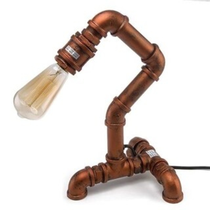 LNC Pipe Table Lamp Desk Lamps Industrial Table Lamps
