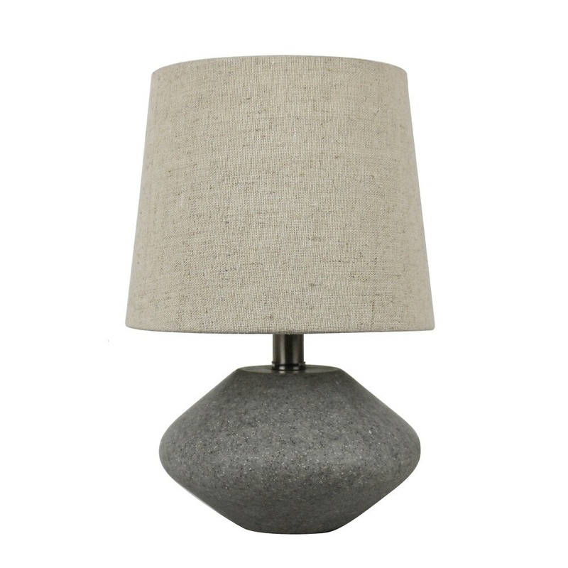 Natural Stone 9-inch Accent Table Lamp