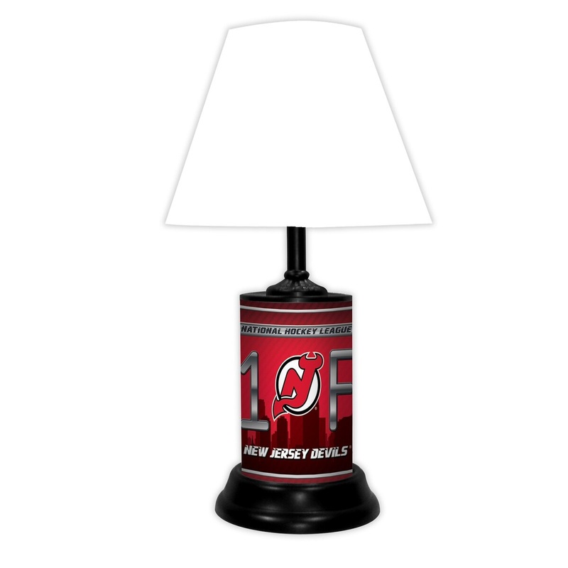 Nj Devils Lamp-Bk - NJ Devils