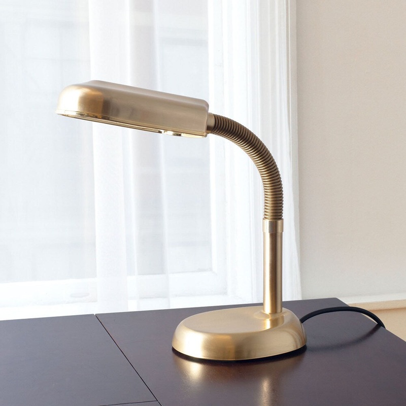 Quality Living Antique Metal Sunlight Desk Lamp - Bronze
