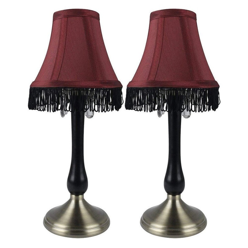 Set of 2 Perlina Accent Lamps, 14 inch Tall
