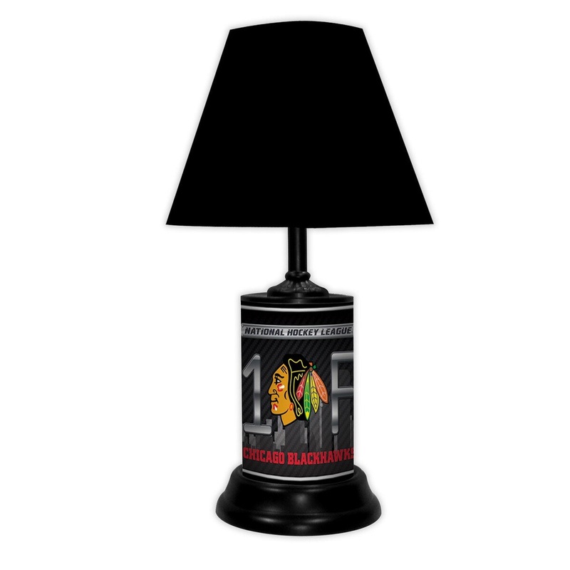Chic Blackhawks Lamp-Bk - CHIC Blackhawks