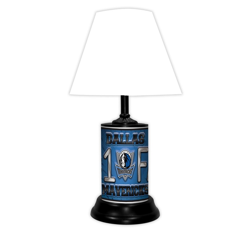 Dal Mavericks Lamp - Wt - DAL Mavericks