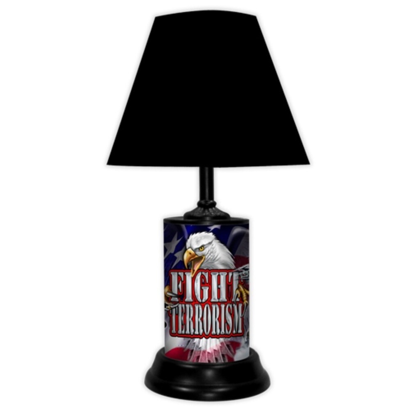 Fight Terroism Lamp - Wt - FIGHT Terroism