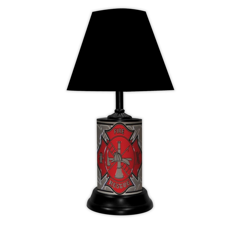 Fire Dept Diamond Lamp-Bk - FIRE Dept Diamond