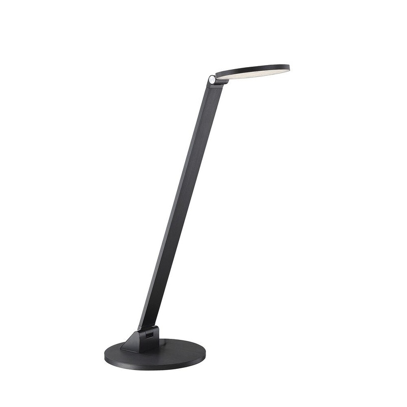 Fusion LED Task Lamp with Dimmer Black