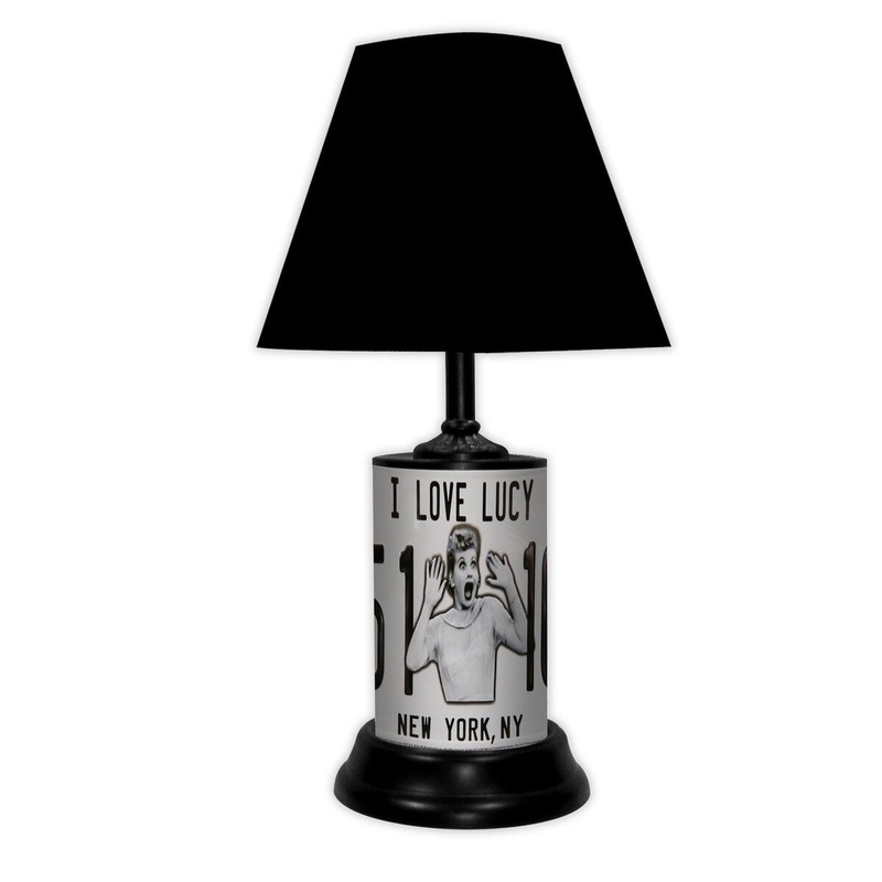 I Love Lucy Lamp Black & White -Bk - I Love Lucy BW