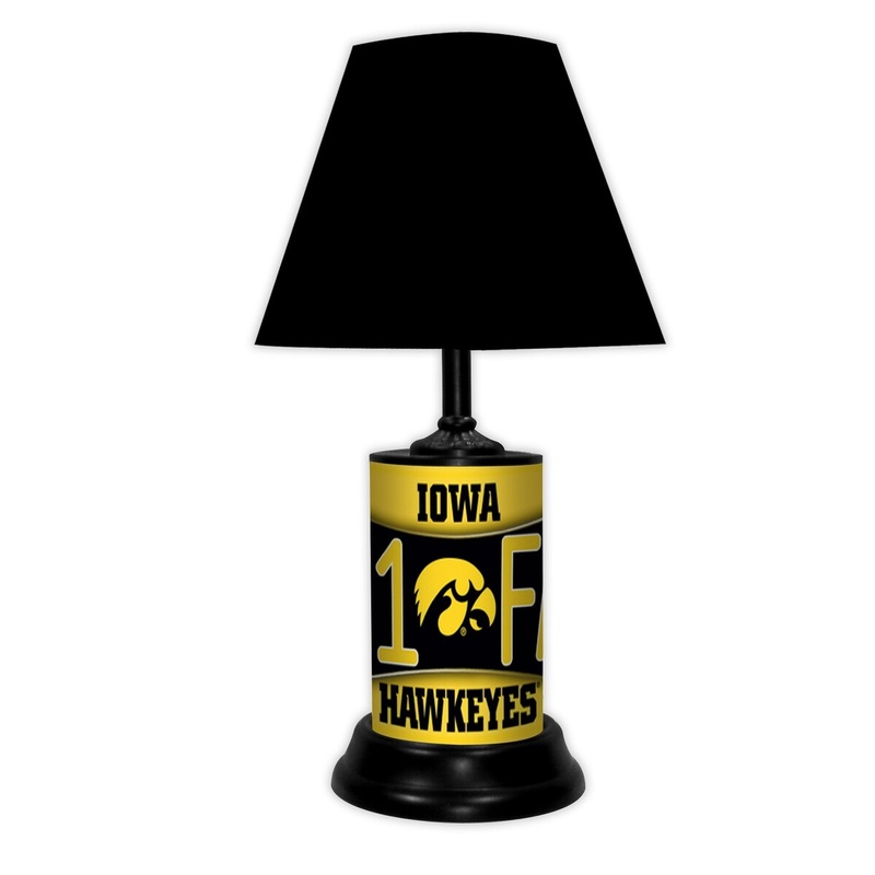 Iowa Hawkeyes Lamp-Bk - IOWA Hawkeyes
