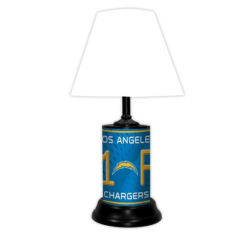 LA Chargers Lamp-Wt - LA Chargers