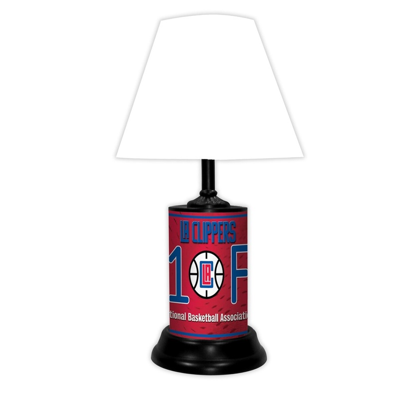La Clippers Lamp Wt - LA Clippers