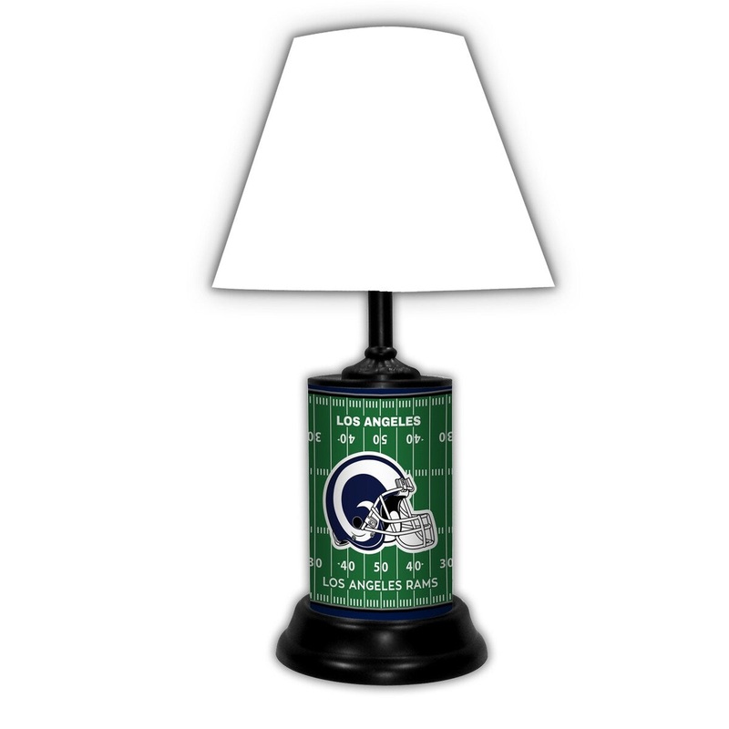 LA Rams Field Lamp-Wt - LA Rams