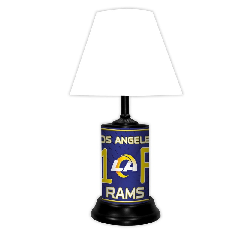 LA Rams Lamp-Wt - LA Rams