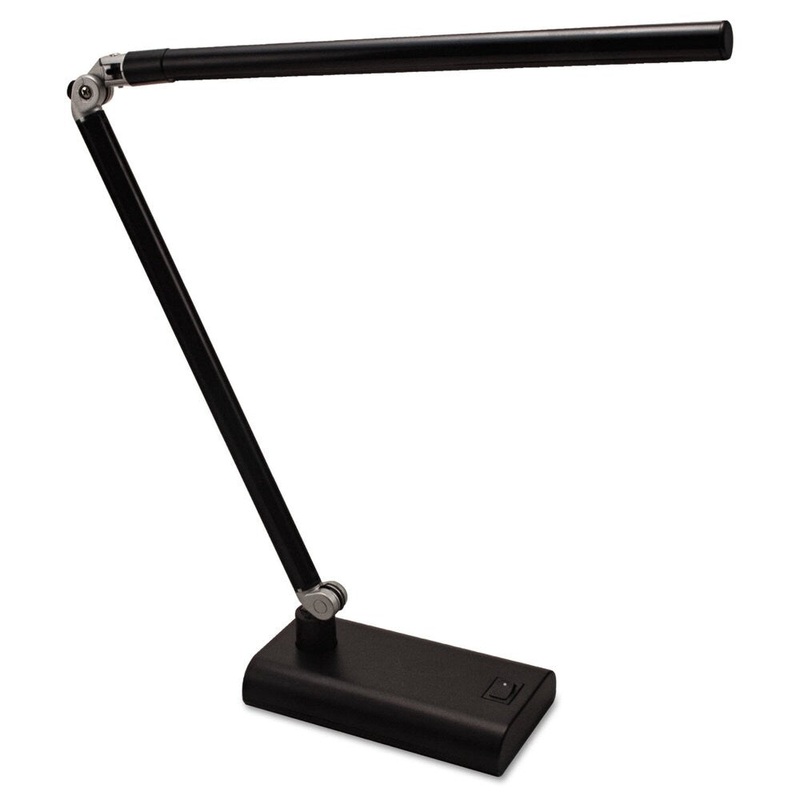 Ledu Folding STRIP 3.6W LED Desk Lamp 5-9/10-inch wide x 15-inch high Black