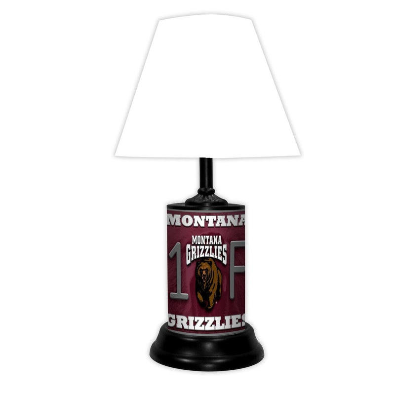 Montana Grizzlies Lamp Wt - MONTANA Grizzlies