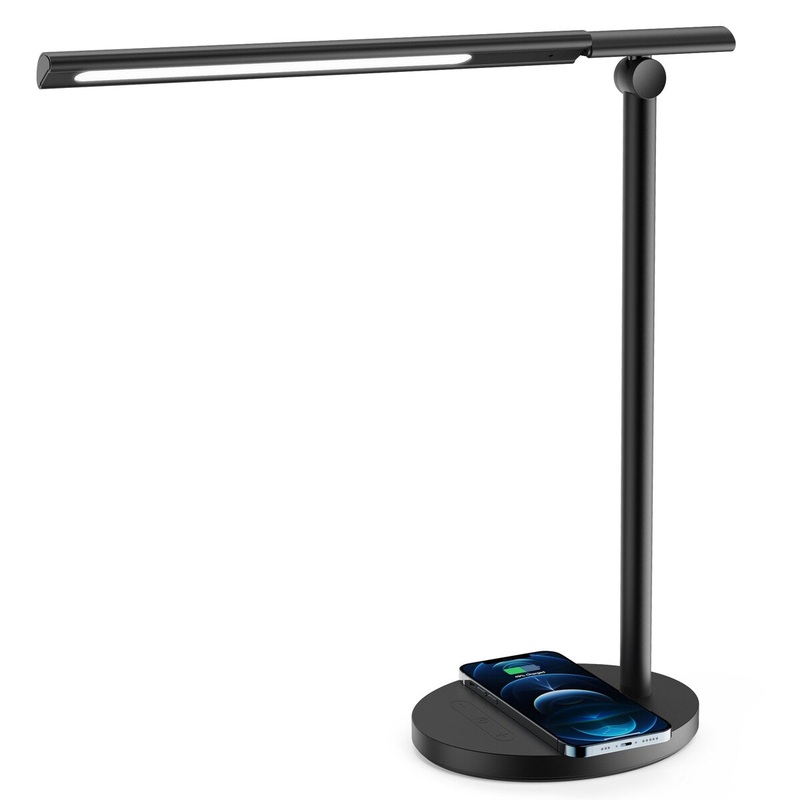 Multifunctional LED Desk Lamp with Wireless Charger